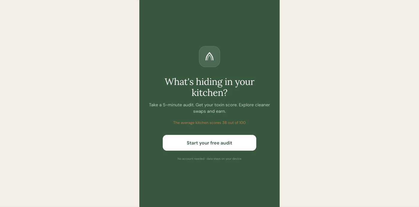 Puravi household toxin audit